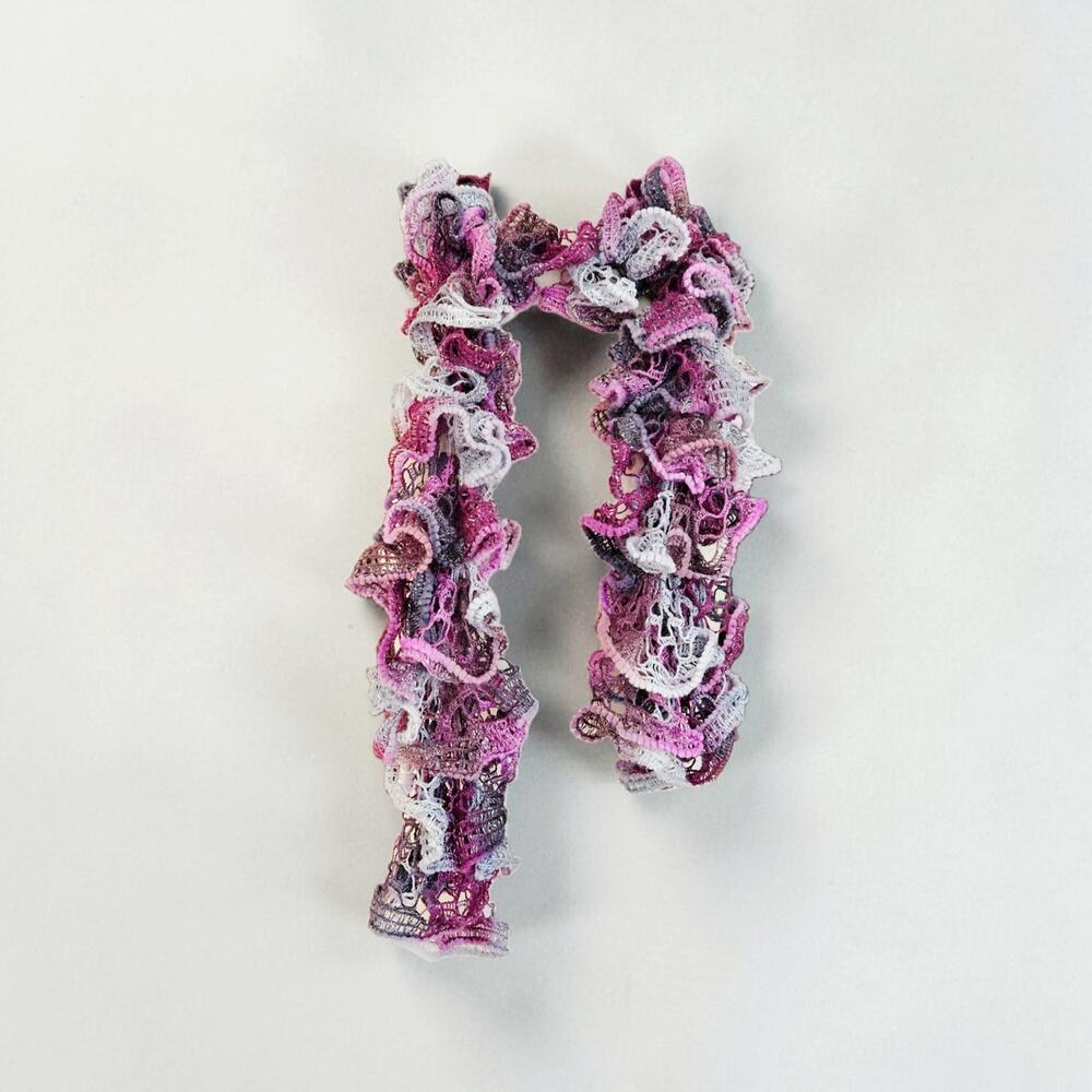 Purple Y2k Boho Scarf Fairycore Vintage